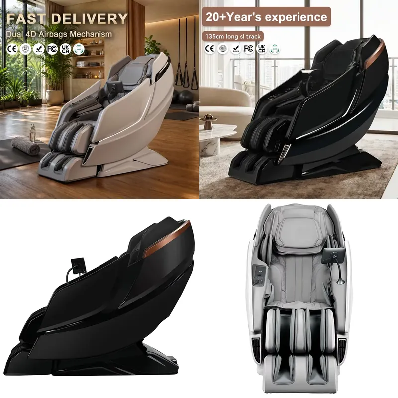 Spa Wellness Gym - Chinesischer Doppelmotor-Massagestuhl mit Luftpumpe für Bein-