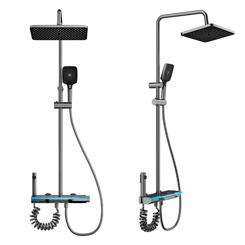 Graues Gun-Metal-Duschset: Lux – Spa & Wellness Zámeček Petrovice Bewertung und Preis